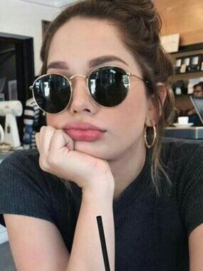 LIKE NEW RayBan Round Metal RB3447 Green Lenses Ray ban Sunglasses 50mm